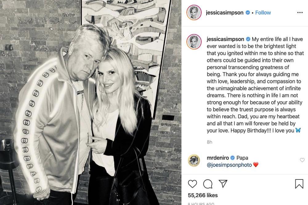 Jessica Simpson's Instagram (c) post