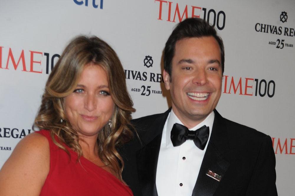 Jimmy Fallon and his wife Nancy