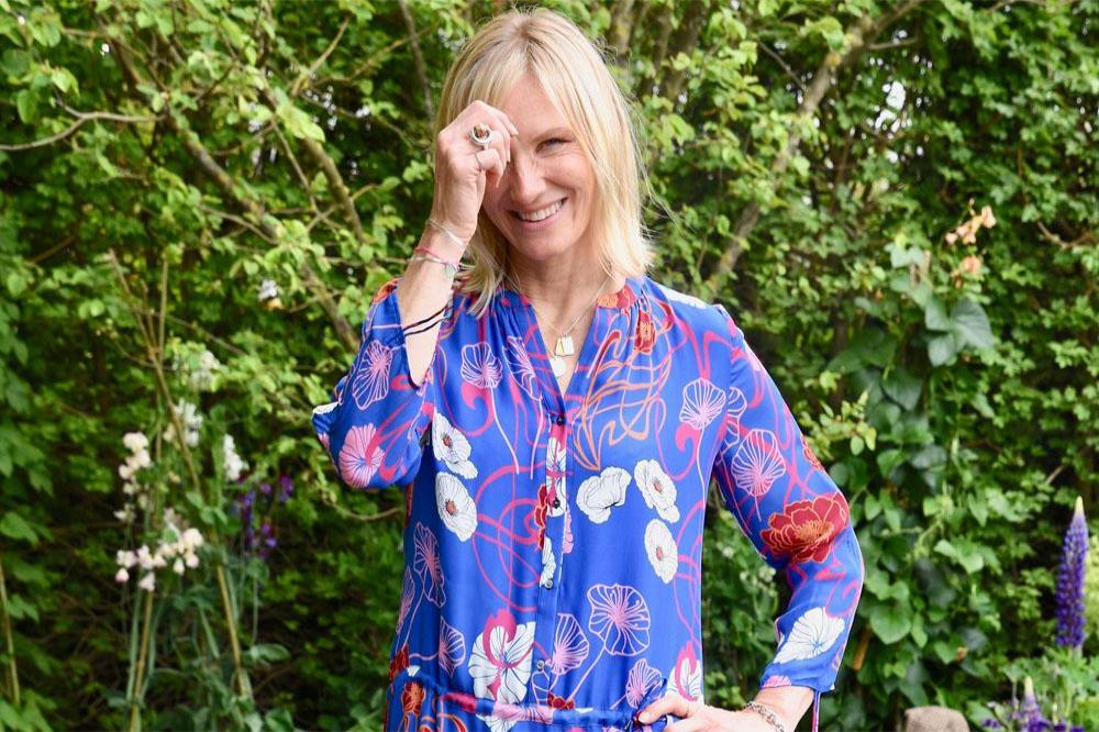 Jo Whiley at the RHS Chelsea Flower Show