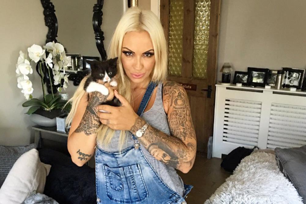 Jodie Marsh with Maggie