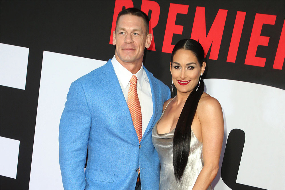 John Cena and Nikki Bella in 2018