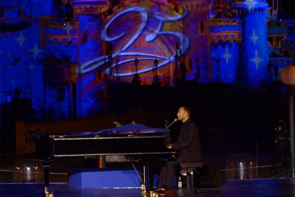 John Legend performing at Disneyland Paris