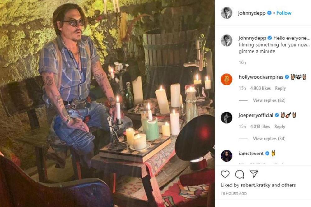 Johnny Depp (c) Instagram/JohnnyDepp