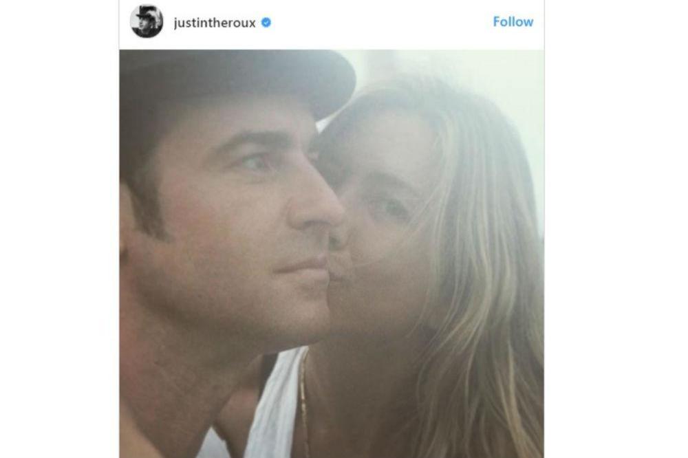 Justin Theroux and Jennifer Aniston (c) Instagram