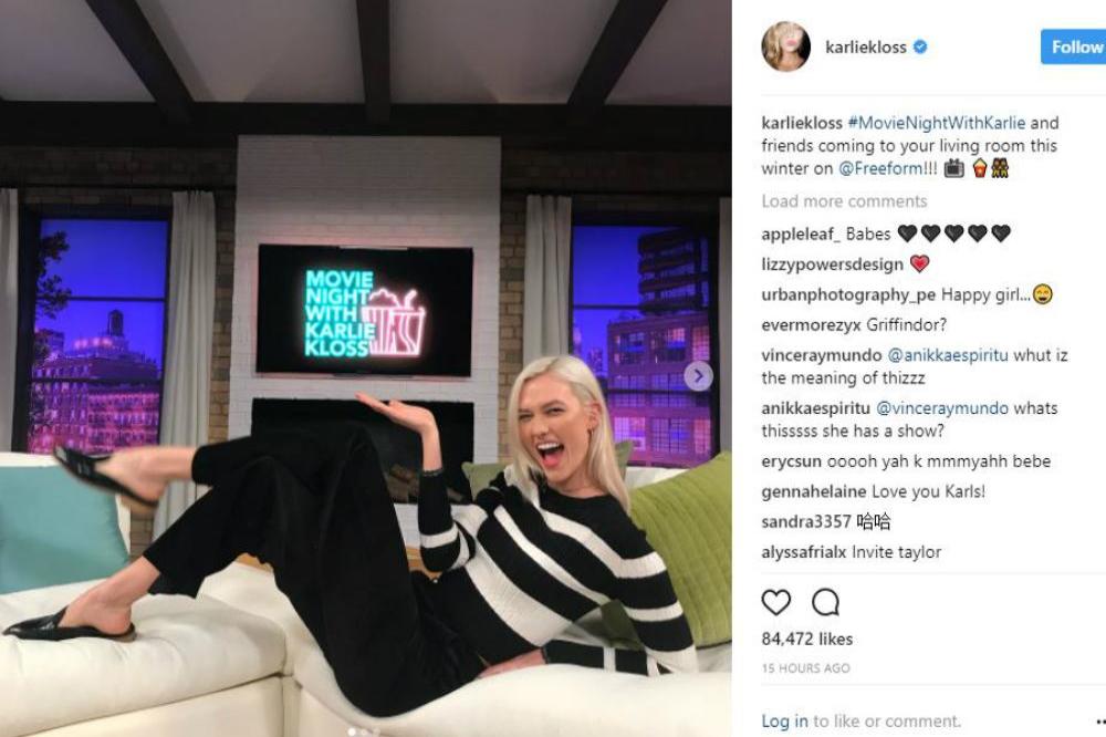 Karlie Kloss's new show (c) Karlie Kloss/Instagram