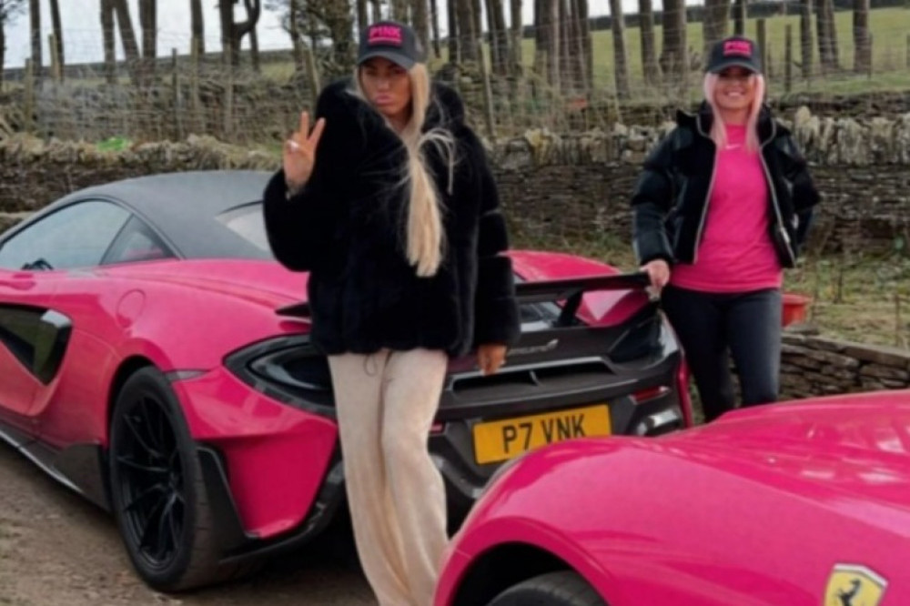 Katie Price is said to have treated herself to a Ferrari despite her driving ban