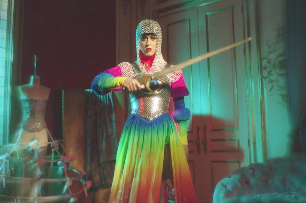 Katy Perry from her 'Hey Hey Hey' music video