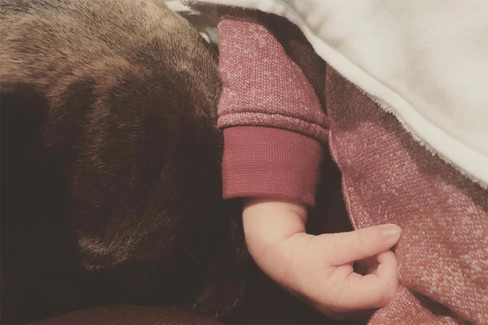 Kaya Scodelario's newborn son (c) Instagram