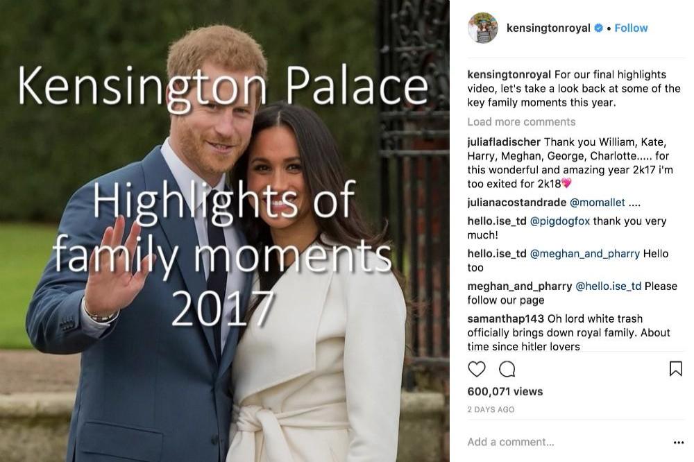 Kensington Palace's Instagram (c) post