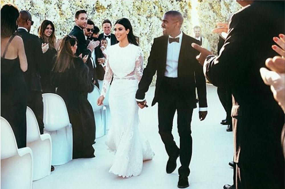 Kim and Kanye's wedding