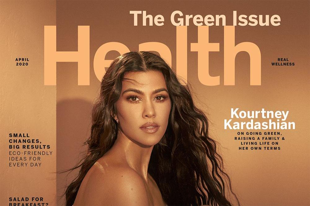 Kourtney Kardashian covers Health