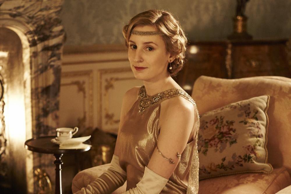 Laura Carmichael as Lady Edith Crawley in Downton Abbey