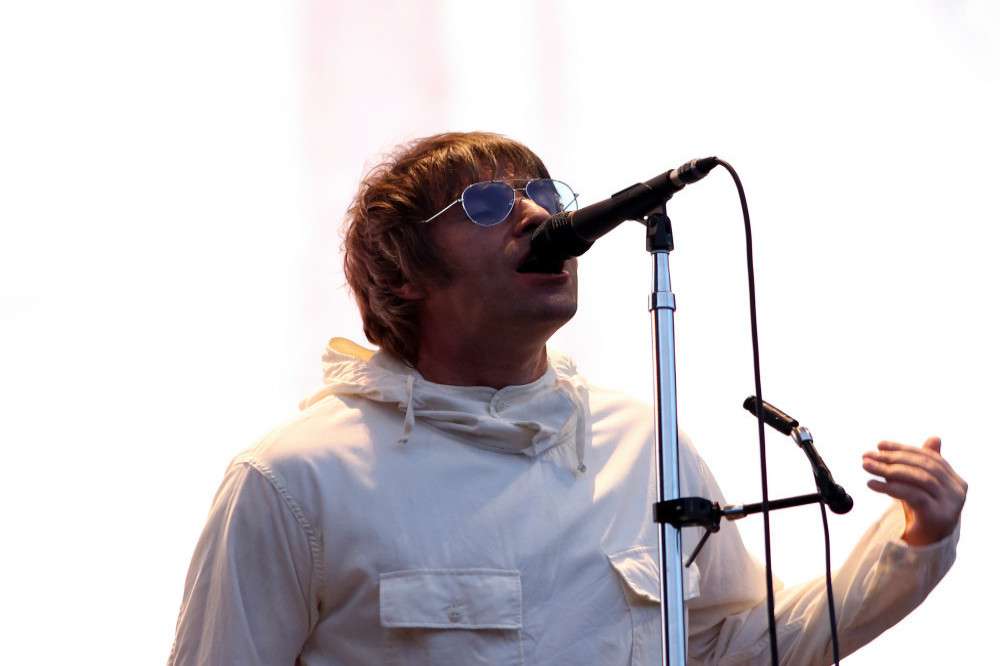 Liam Gallagher performs at Knebworth 2022