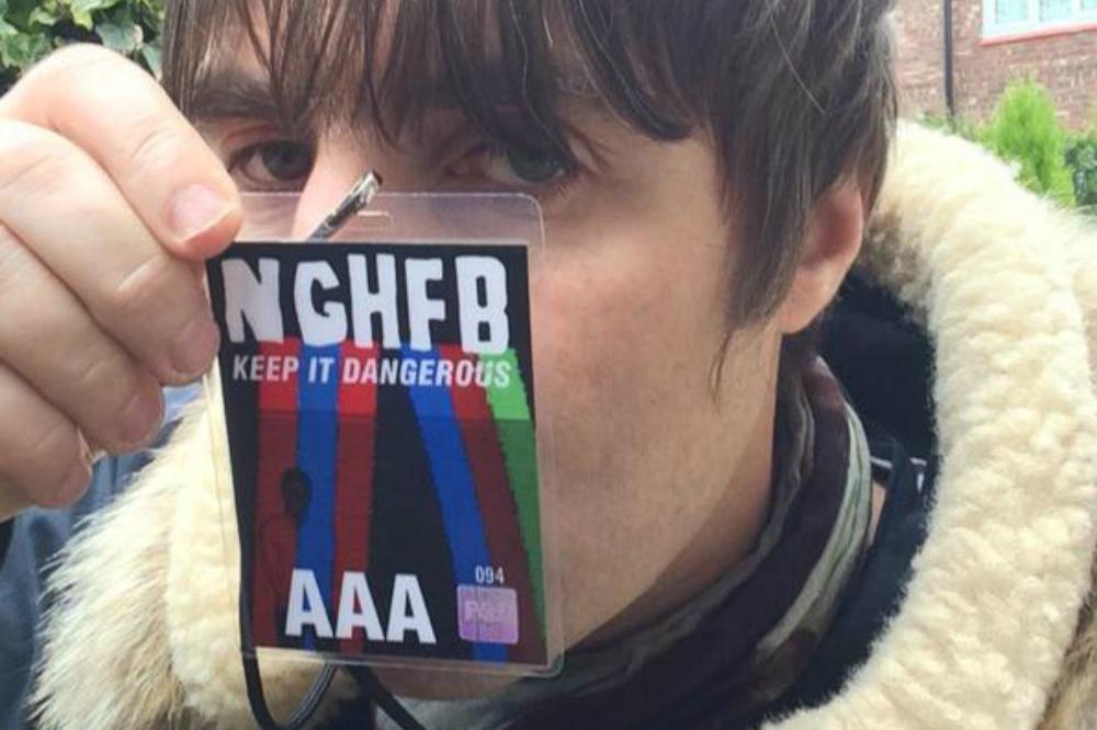 Liam Gallagher with AAA pass
