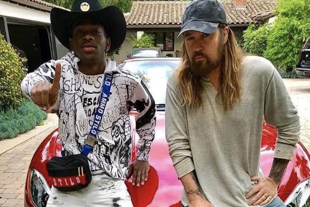 Lil Nas X gifts Billy Ray Cyrus a Maserati (c) Instagram 