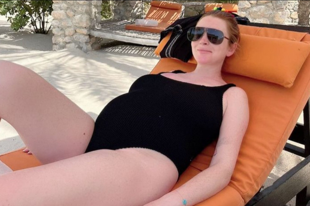 Lindsay Lohan is reportedly expecting a son with her husband Bader Shammas