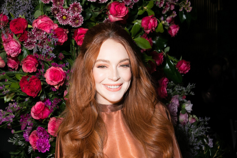 Lindsay Lohan has thanked her ‘movie godmother’ Jamie Lee Curtis for sending her newborn baby a dozen children’s books