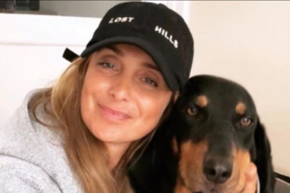 Louise Redknapp and Corky (c) Instagram