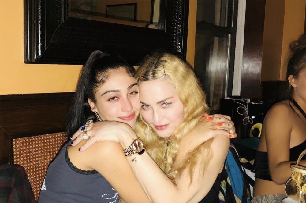 Lourdes  and Madonna (Instagram)