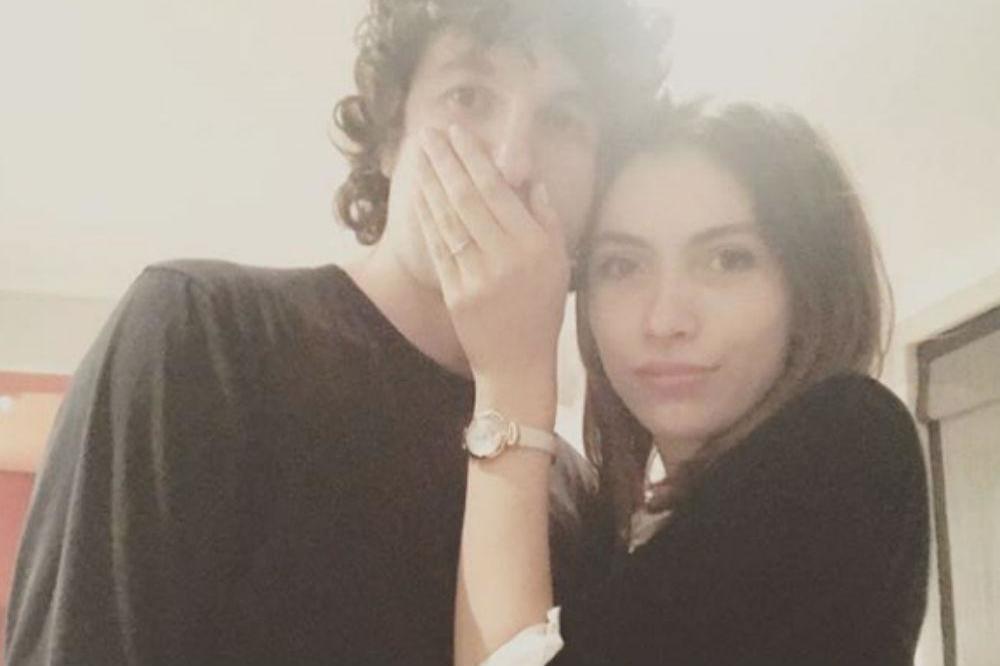 Luke Pritchard and fiancee Ellie Rose (c) Instagram 