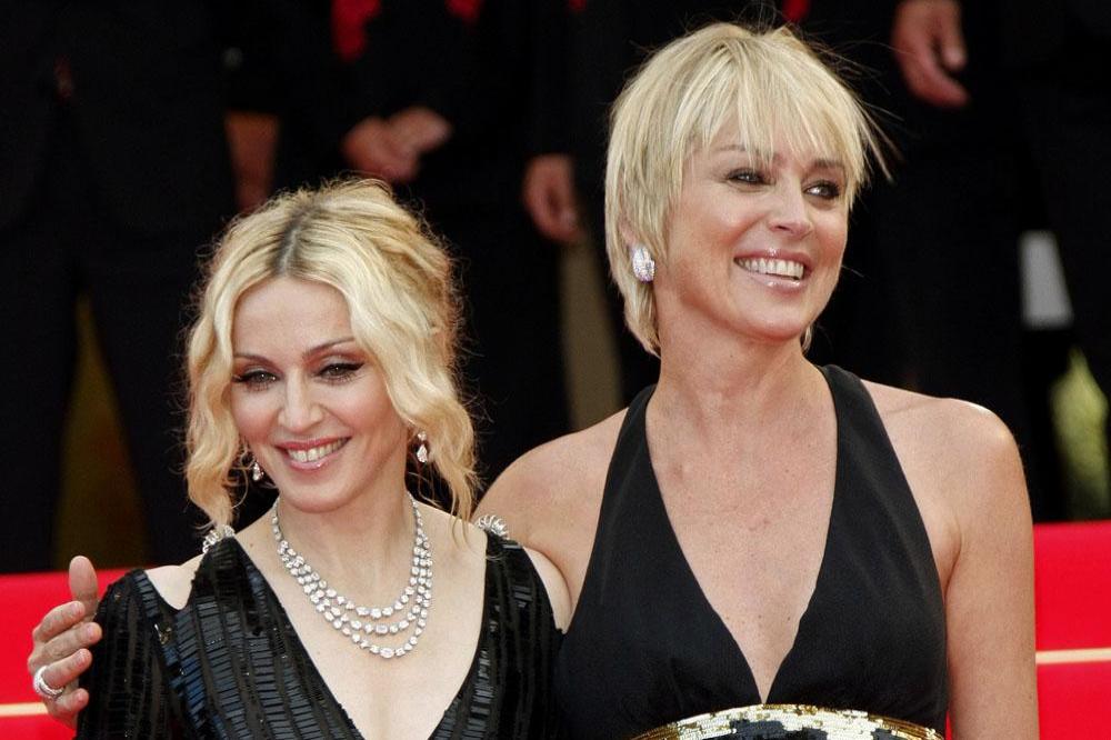 Madonna with Sharon Stone