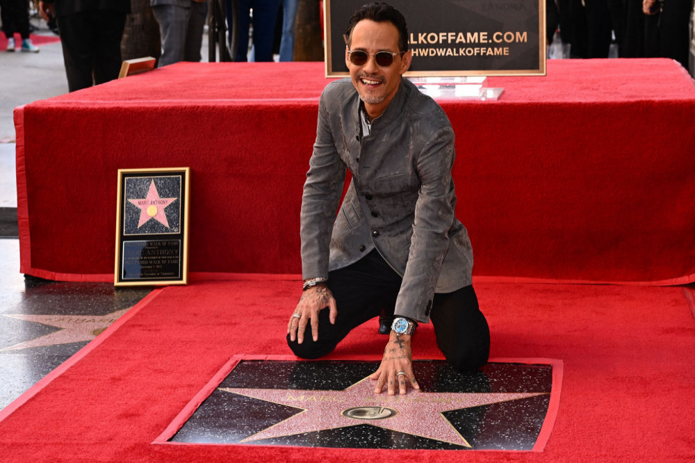 Marc Anthony was thrilled with his star on the Hollywood Walk of Fame