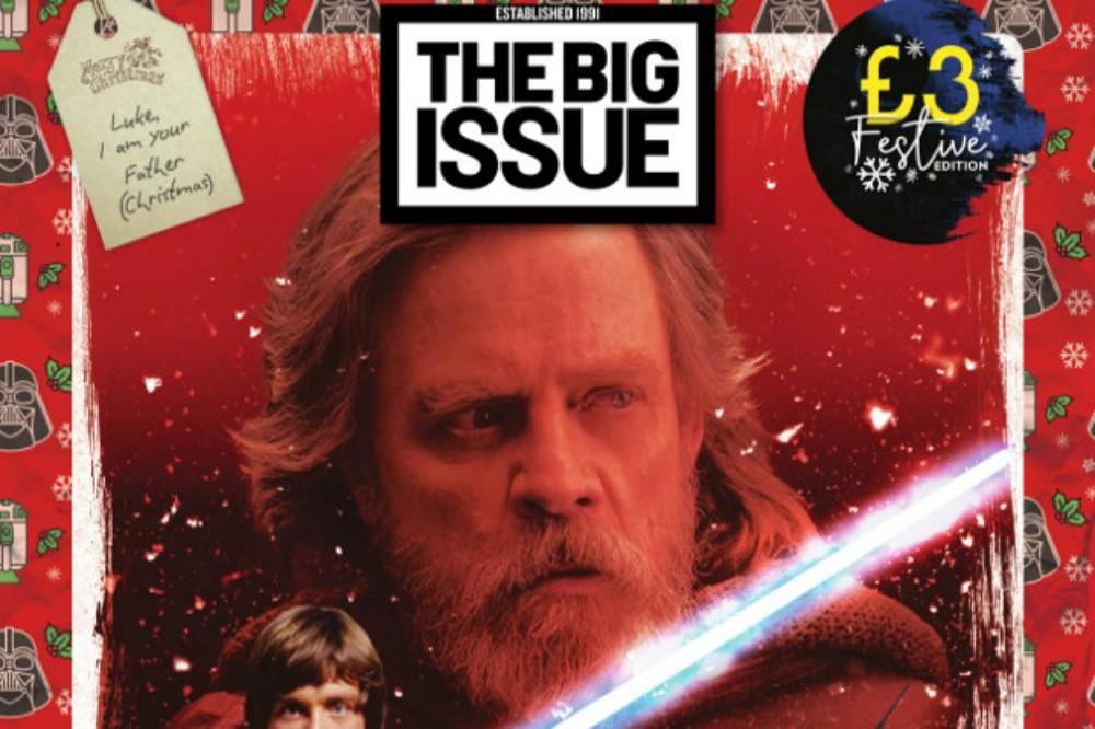 Mark Hamill's The Big Issue cover