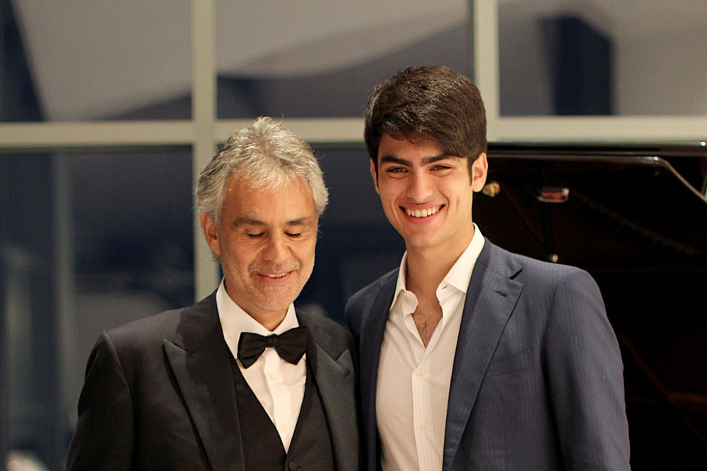 Matteo Bocelli is amused by the drama involving his dad and the Kardashians