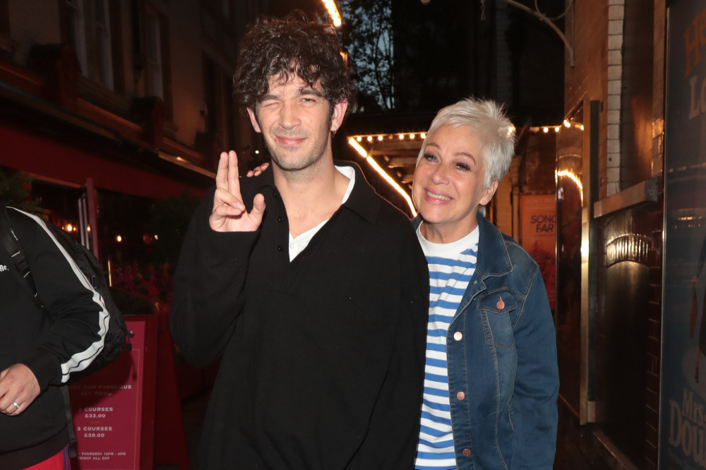Matty Healy with his mother Denise Welch