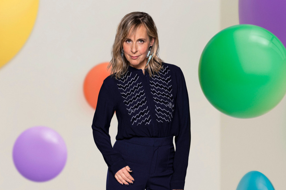 Mel Giedroyc tries to pace herself on Children in Need