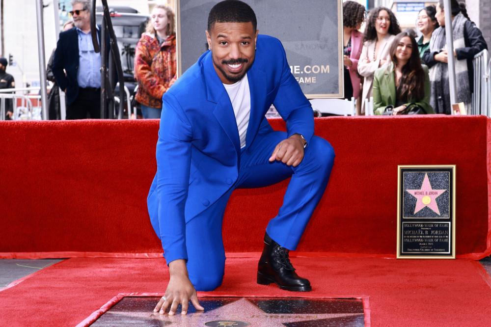 Michael B. Jordan's emotions were 'all over the place' as he received his star
