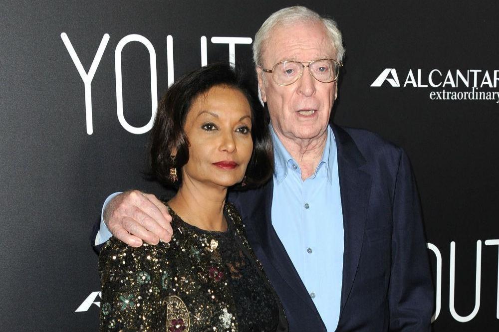 Sir Michael Caine and wife Shakira 