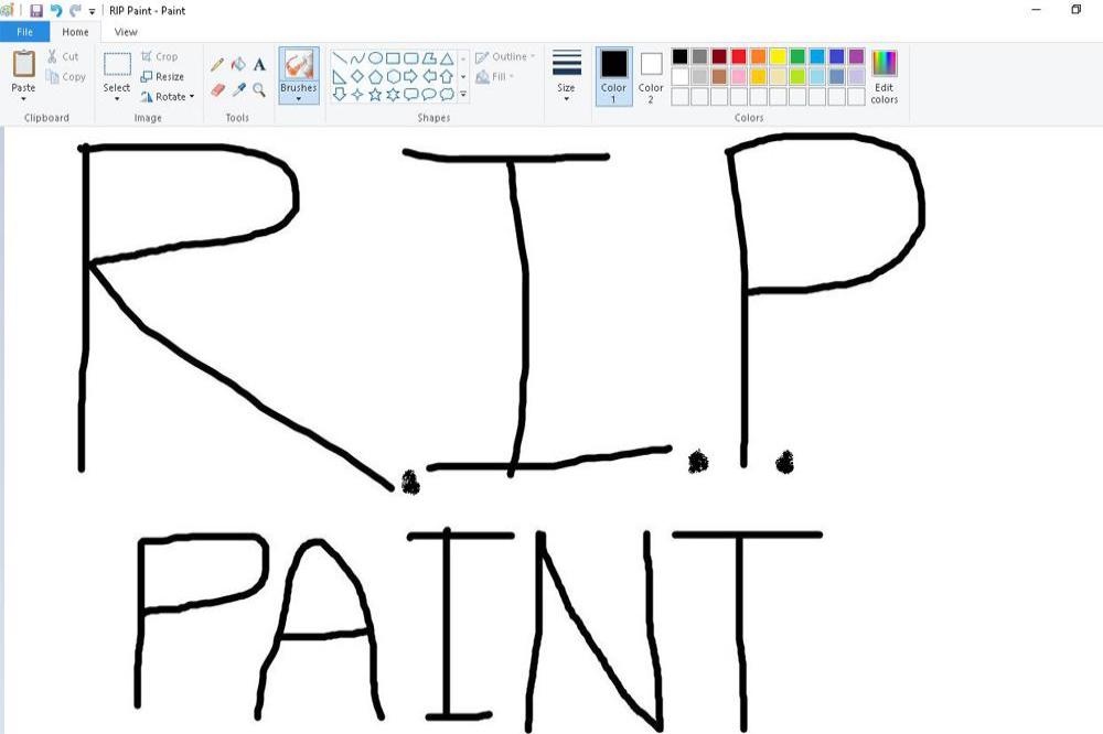 Microsoft Paint RIP