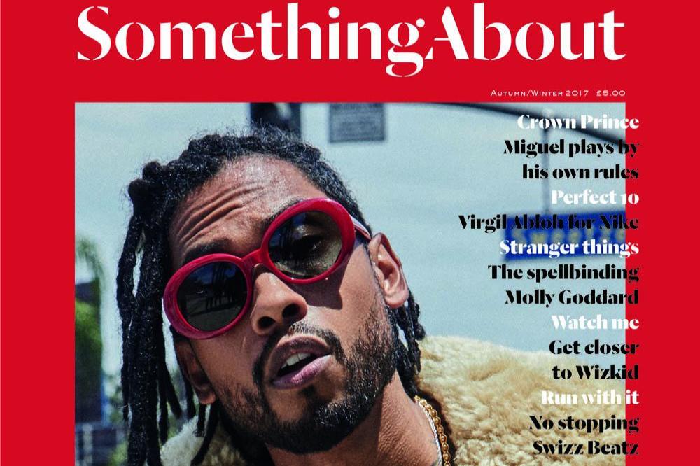 Miguel covers Something About magazine