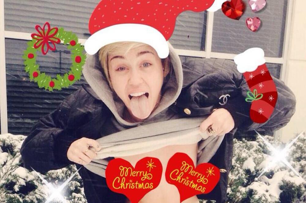 Miley Cyrus' Christmas card to fans