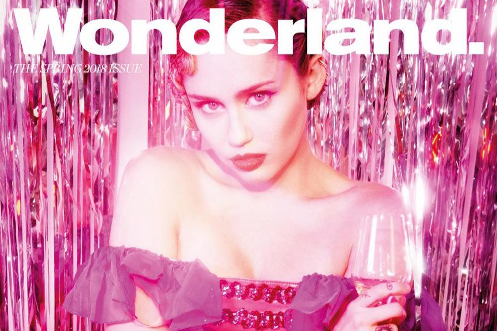 Miley Cyrus covers Wonderland magazine 