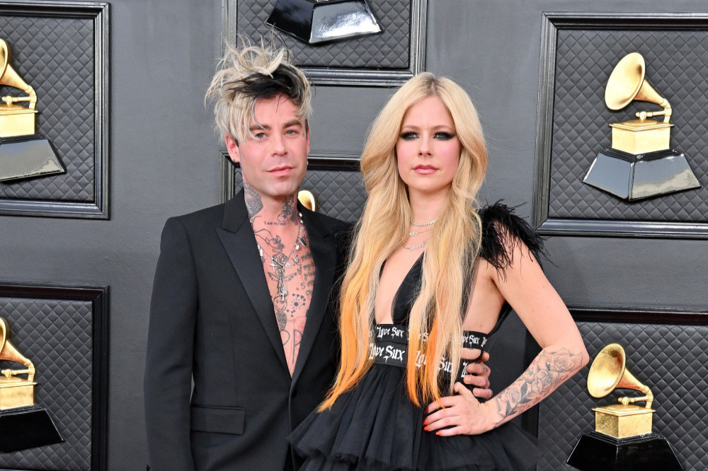 Mod Sun and Avril Lavigne at the Grammy Awards