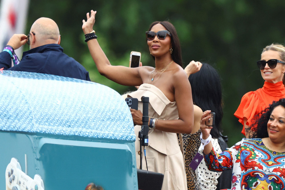 Naomi Campbell was part of the celebrations in London