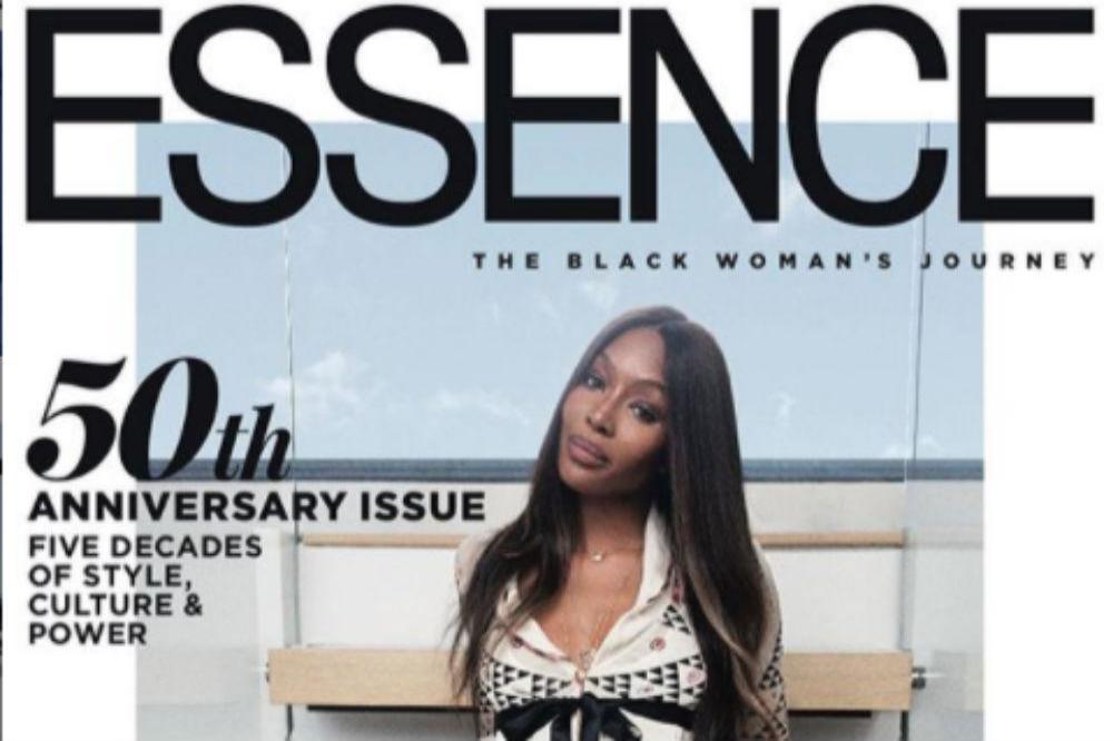 Naomi Campbell's Essence cover