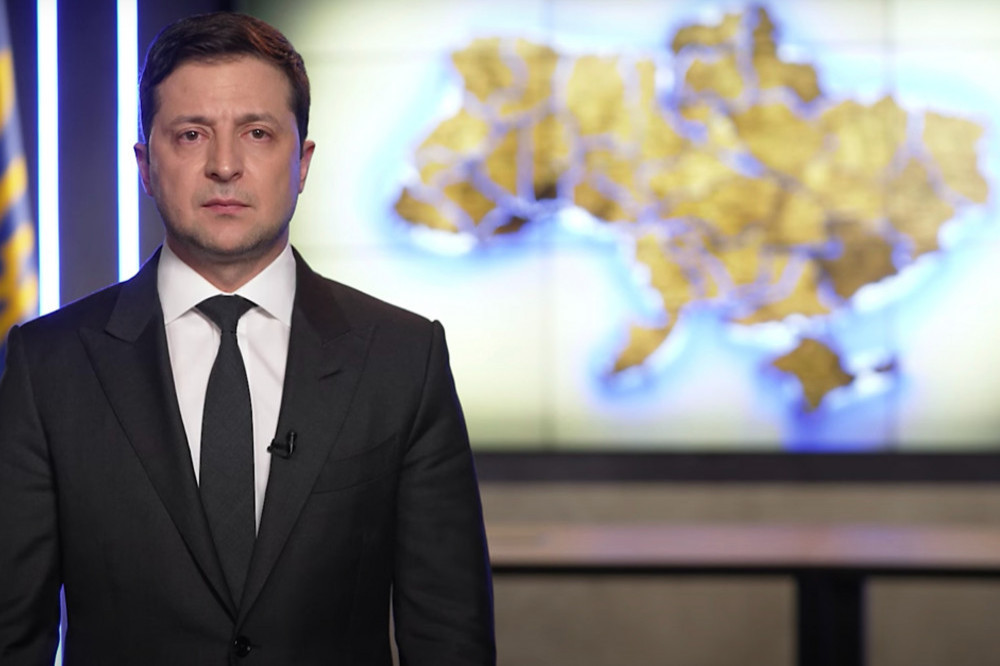 Volodymyr Zelensky has hit out at Russia for the Kakhovka dam explosion