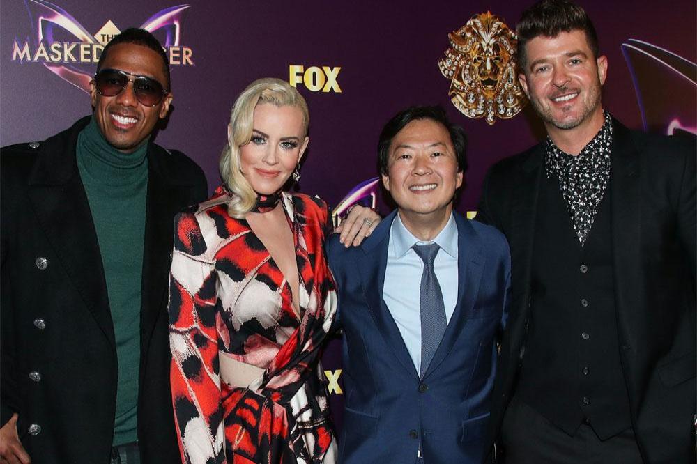 Nick Cannon,  Jenny McCarthy,Ken Jeong and Robin Thicke
