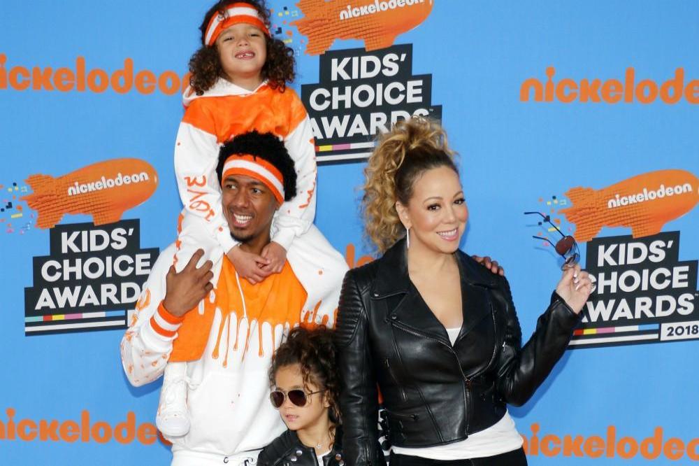 Nick Cannon with ex Mariah Carey