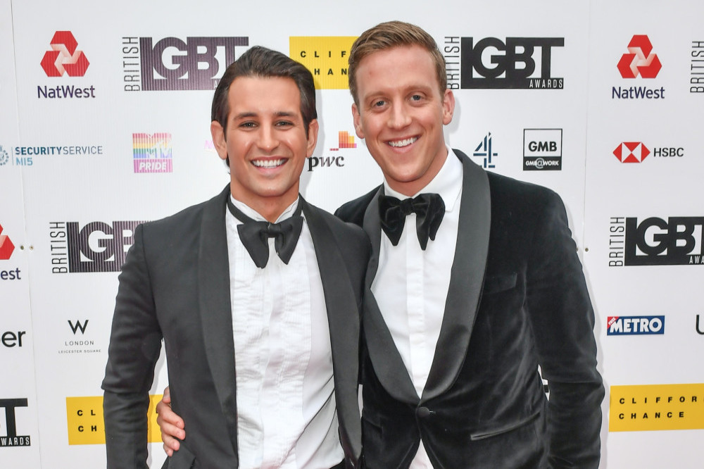 Ollie and Gareth Locke reveal the gender of their twins