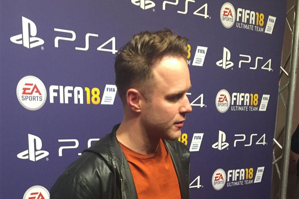 Olly Murs at FIFA 18 launch
