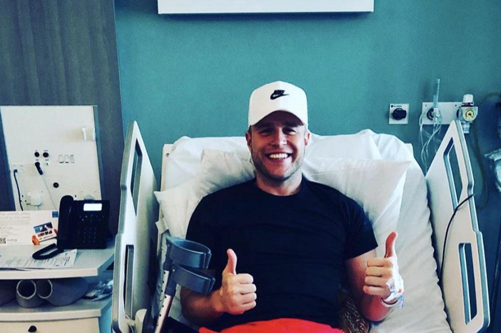 Olly Murs undergoes knee op (c) Instagram 