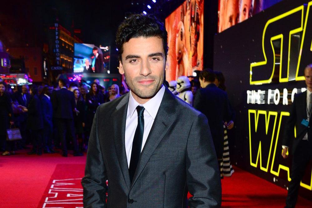 Oscar Isaac at the Star Wars: The Force Awakens European premiere
