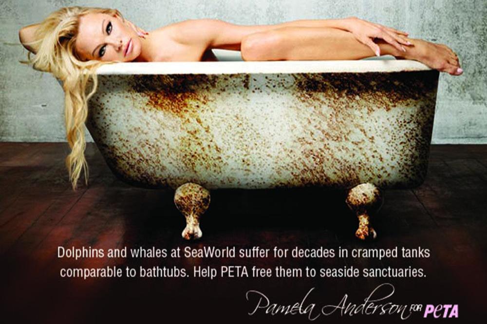 Pamela Anderson in PETA ad