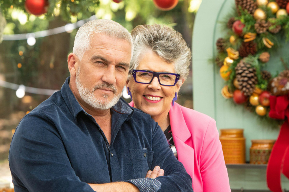 Paul Hollywood and Dame Prue Leith met David Schwimmer in the tent