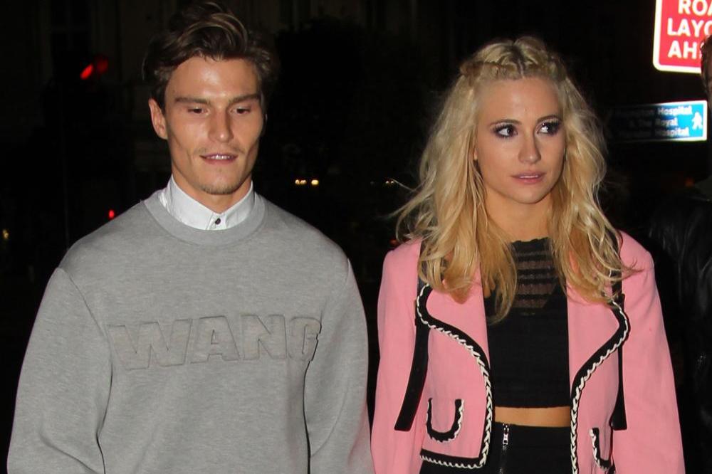 Oliver Cheshire and Pixie Lott 