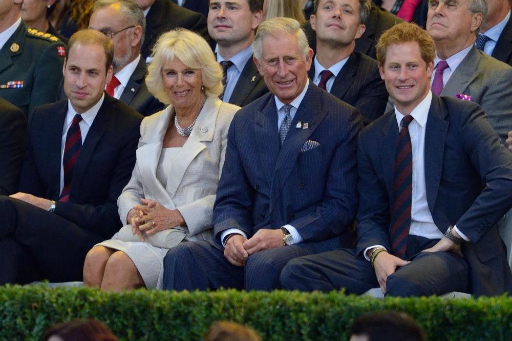 Prince William, Duches Camilla, Prince Charles and Prince Harry